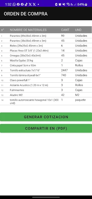 COTIZADOR DRYWALL PREMIUN Screenshot 3
