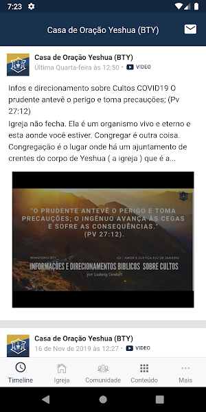 Ministério BTY Screenshot 1