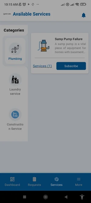 ECRC Care Provider Screenshot 2