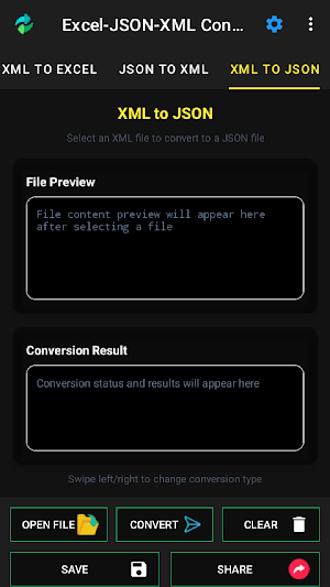 Excel/JSON/XML Converter Screenshot 2