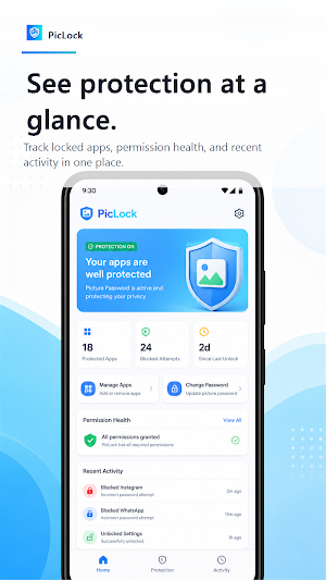 Picture Password App Lock Screenshot 1