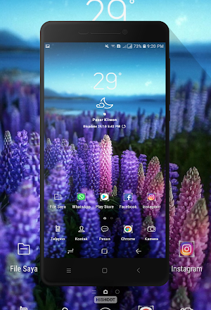Purple Flower Wallpaper Screenshot 0