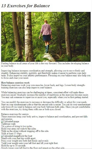 How to Do Balance Exercises Screenshot 0