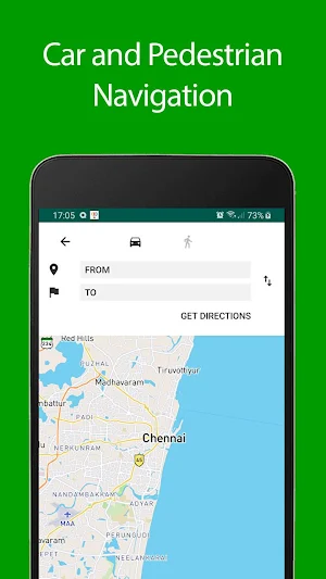 Chennai Offline Map and Travel Guide Screenshot 1