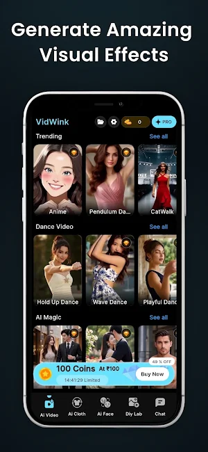 VidWink- AI Video, Image Maker Screenshot 3