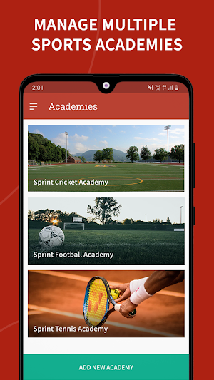 The Academy App - Manage Your Sports Academies Screenshot 0
