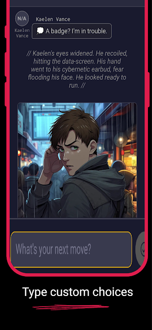 NoirAI: Mystery Detective Game Screenshot 1