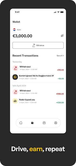 Tec-Ride Driver Screenshot 1