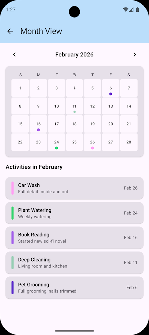 CalendarLog Screenshot 3