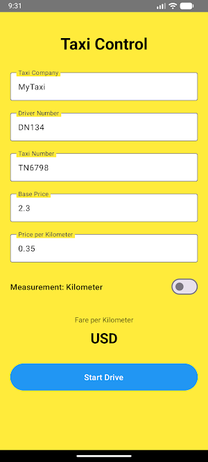 Taxi Control Screenshot 1