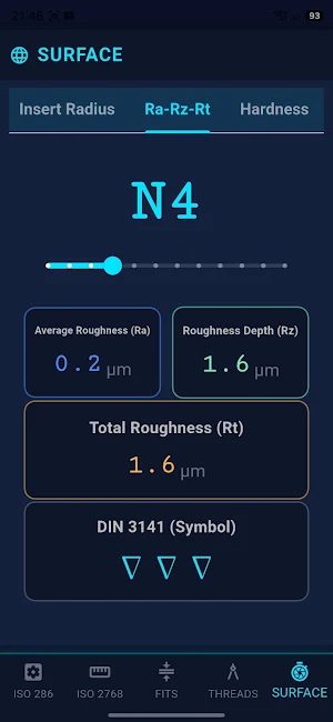 CNC Thread & Fit Calculator Screenshot 0