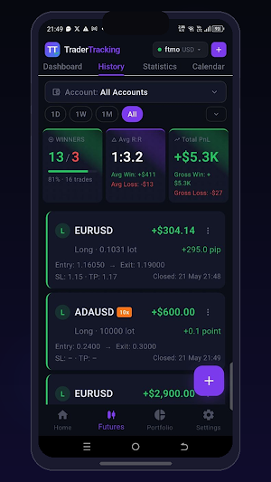 TraderTracking Screenshot 2