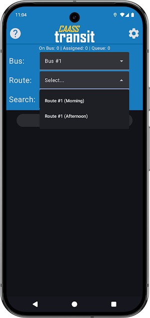CAASS Transit Screenshot 2
