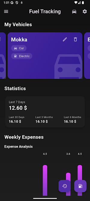 FuelTrack+ Screenshot 1