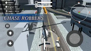 City Police Helicopter Chase Screenshot 0