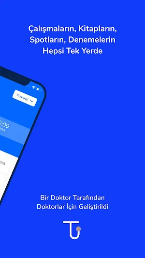 Tusiyer App - TUS Kronometre ve Çalışma Uygulaması Screenshot 1