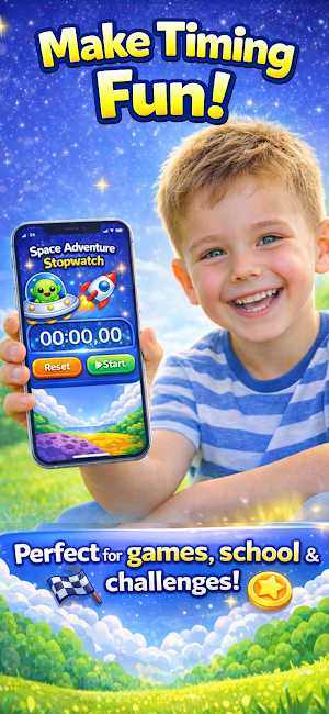 Stopwatch for Kids : Timer 321 Screenshot 0