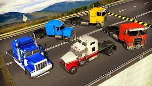 Chained Trucks against Ramp Screenshot 2