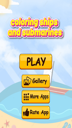coloring ships and submarines Screenshot 1