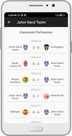 Liga Super Malaysia Screenshot 2