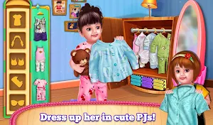 Aadhya's Good Night Activities Game Screenshot 1