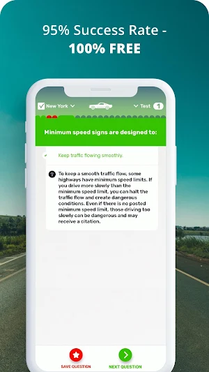 DMV WRITTEN TEST: Free DMV Tests for All 50 States Screenshot 3