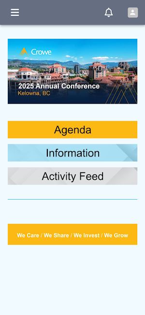 Crowe MacKay Events Screenshot 1