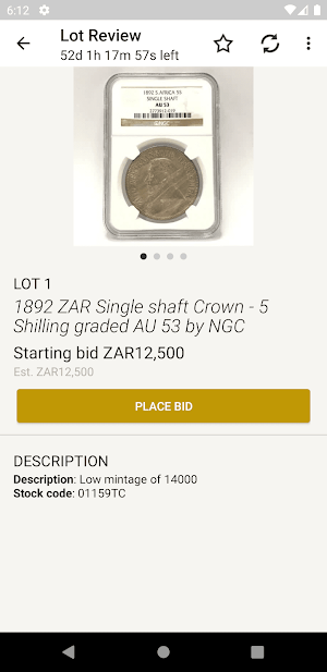 Antique Auctions Screenshot 2