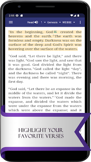 Holy Bible WEBBE Screenshot 1