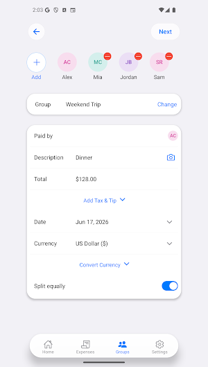 CoPAY Screenshot 1