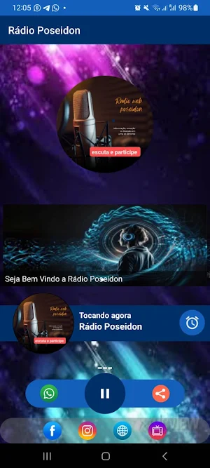 Rádio Poseidon Screenshot 3