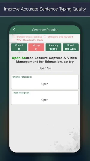 Typing Test : Increase Typing Speed Screenshot 3