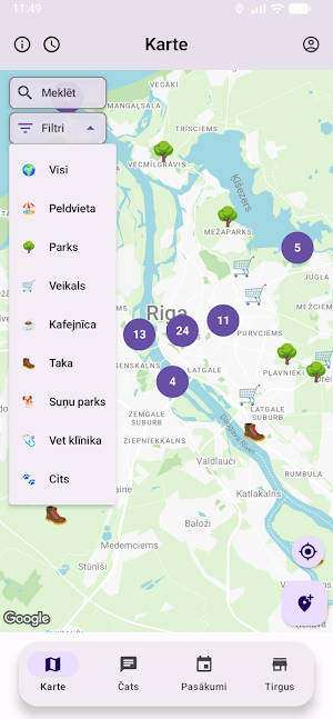 Suņu Pasaule Screenshot 1