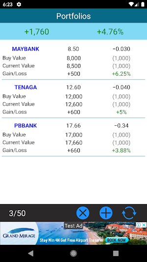 Malaysia Stock Market - Stock Quote Screenshot 3
