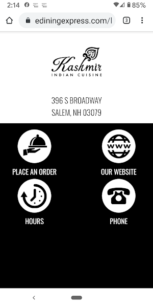 Kashmir Indian Cuisine Screenshot 0