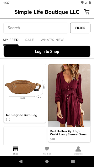 Simple Life Boutique LLC Screenshot 1