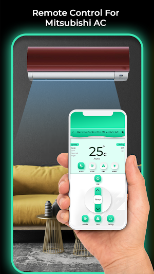 Remote Control For Mitsubishi AC Screenshot 1