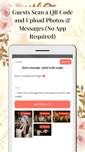 Wedding Guest QR Photo Sharing Screenshot 1