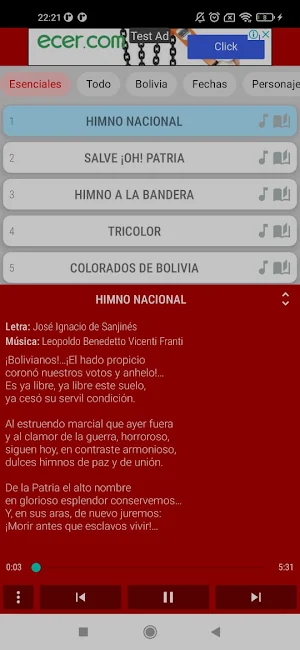 Cancionero Boliviano+ Screenshot 0
