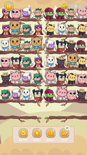 Cat Sort Puzzle Screenshot 3