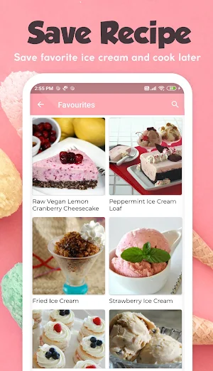 Ice Cream Recipes Screenshot 2