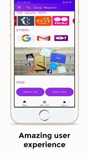 All Social Networks - All social media in one app Screenshot 2