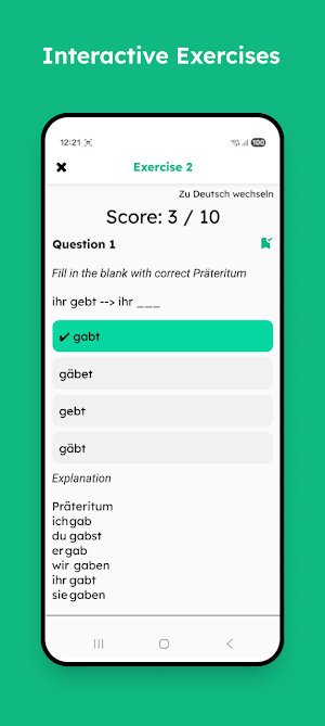 Deutsch Quiz Screenshot 3