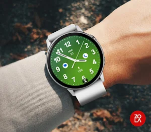 Casual Fresh Green Watch Face Screenshot 2