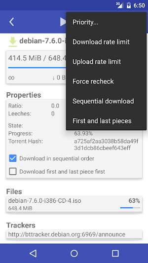 qBittorrent Controller Pro Screenshot 2