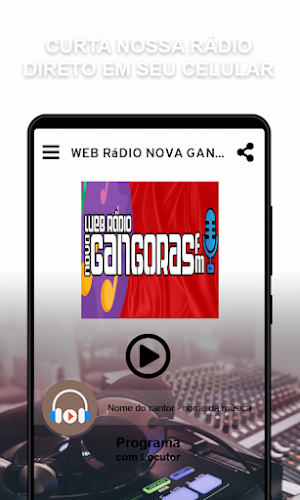 Web Rádio Nova Gangoras FM Screenshot 0