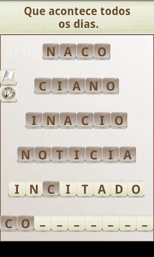 Palavras  ( Português ) Screenshot 2