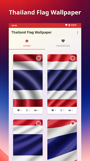 Thailand Flag Wallpaper Screenshot 0