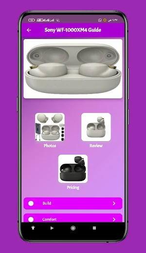 Sony WF-1000XM4 guide Screenshot 0