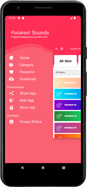 Parakeet Sounds Screenshot 2